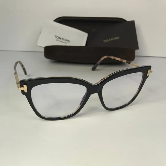 New 💯 Original Tom Ford TF 5704 Eyeglasses 005 Frame FT 5703-F-B Black
